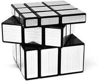 2 Piezas - Cubos Magicos Mirror - Espejo 3X3 Plateado y Dorado - 4