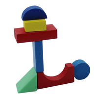 Juego De Bloques De Madera 40 Piezas Coloridos - 5