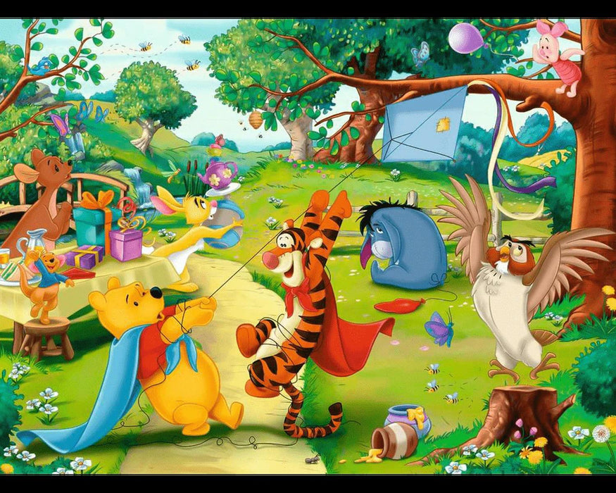 Rompecabezas Pooh Al Rescate Disney 100 Piezas XXL Ravensburger