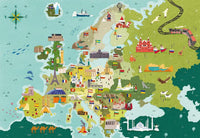 Rompecabezas Lugares En Europa 200 Piezas Clementoni - 2