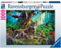 Rompecabezas Lobos En El Bosque 1000 Piezas Ravensburger - 1