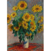 Rompecabezas Claude Monet Ramo De Girasoles Arte 1000 piezas - 2