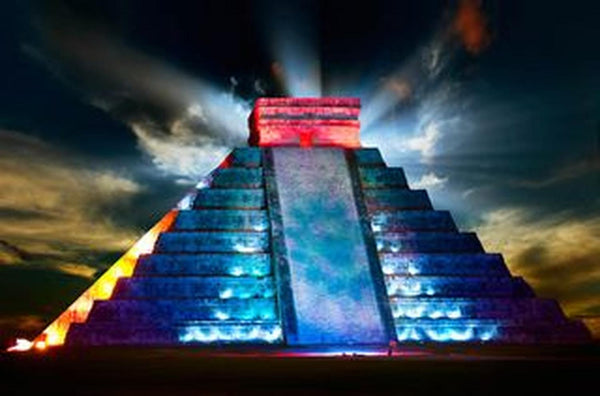Kit Pinta Por Numero Chichen Itza DIY Arte