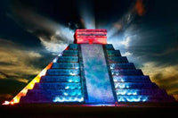 Kit Pinta Por Numero Chichen Itza DIY Arte - 1
