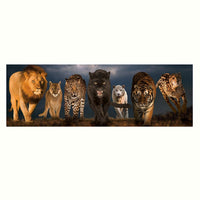 Rompecabezas Panorámico Big Cats 1000 Piezas EuroGraphics - 2