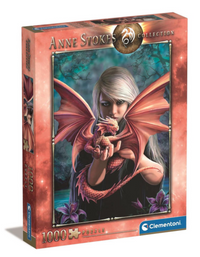 Rompecabezas Anne Stokes Dragonkin 1000 piezas Clementoni - 2