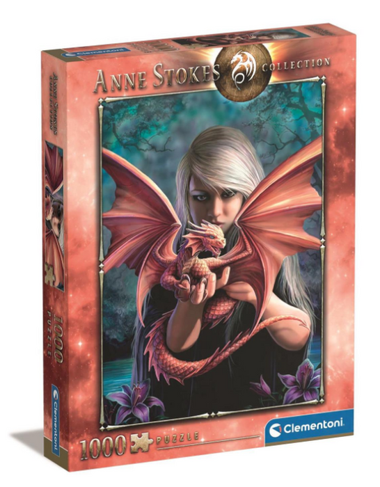 Rompecabezas Anne Stokes Dragonkin 1000 piezas Clementoni