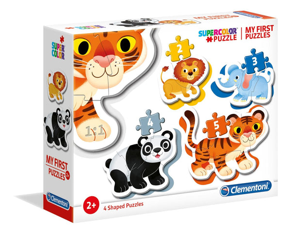 Rompecabezas 2-3-4-5 Animales Salvajes Mi Primer Puzzle Clementoni