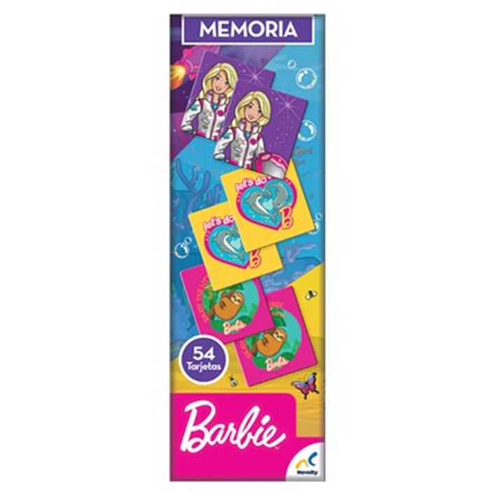 Juego de Memoria Barbie Con 54 Tarjetas