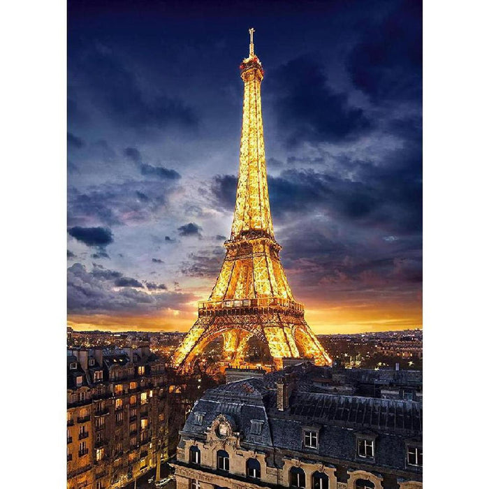 Rompecabezas Torre Eiffel De Noche 1000 Piezas Clementoni