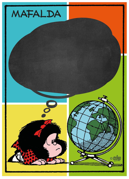 Rompecabezas Mafalda Blackboard Mundo Quino 1000 piezas Clementoni