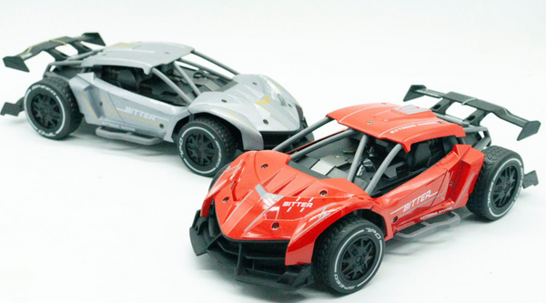 Carro De Control Remoto R/C De Metal Y Alta Velocidad Escala 1:24