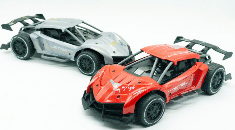 Carro De Control Remoto R/C De Metal Y Alta Velocidad Escala 1:24