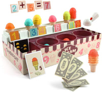 Juguete De Helados Para niños,Madera, Didactico,87 Piezas - 1