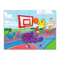 Rompecabezas 2 en 1 Gallina Pintadita 12 y 24 Pz Infantil - 3
