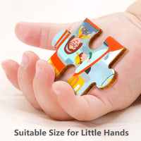 Rompecabezas De Madera Para Niños, Animalitos 24 Piezas - 9