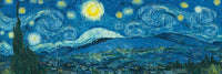 Rompecabezas Panorámico Van Gogh Noche Estrellada 1000 Pz - 2
