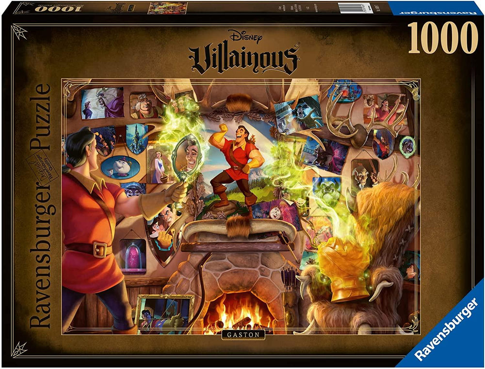 Rompecabezas Disney Villanos: Gaston 1000 Piezas Ravensburger