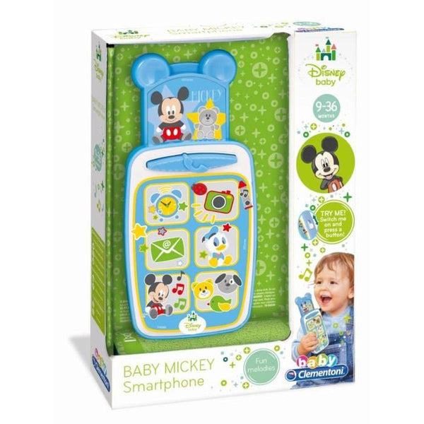 Teléfono Baby Mickey Disney, Bebes, Interactivo Clementoni