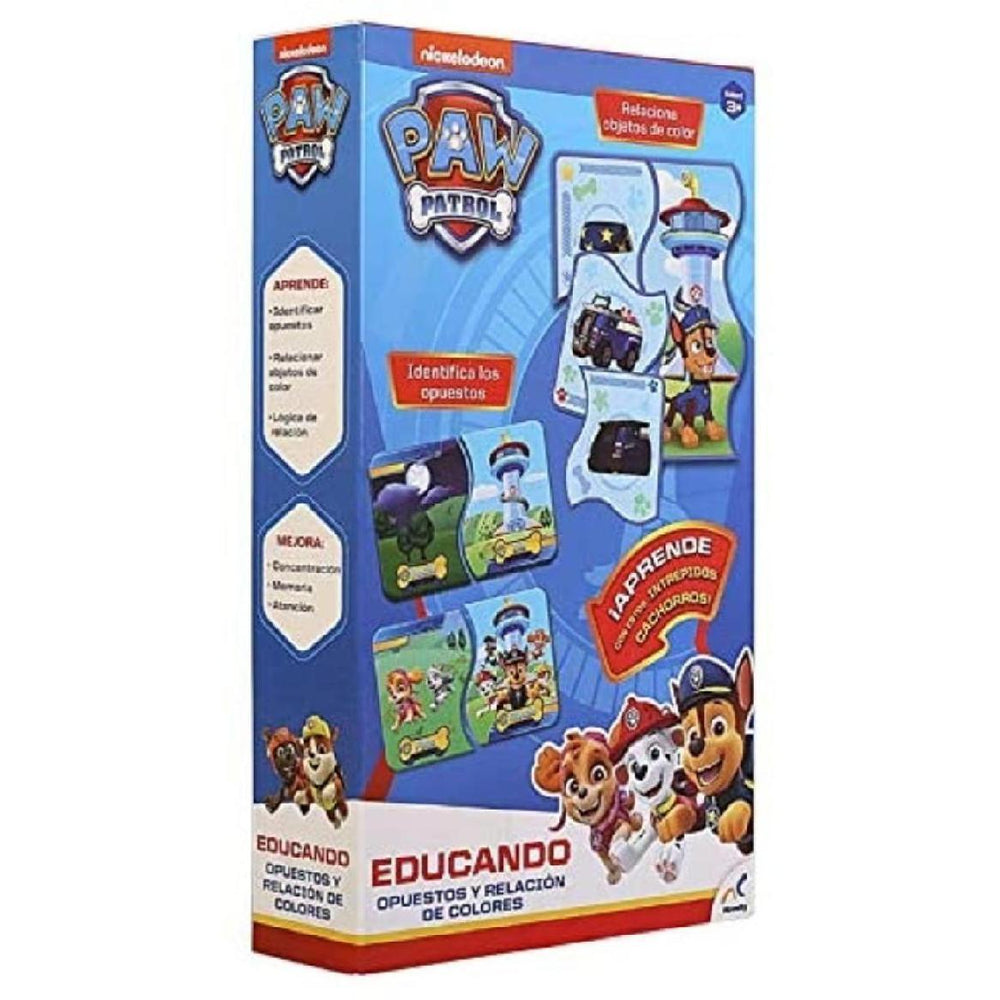 Educando 2 En 1 Paw Patrol Opuestos Y Relaci