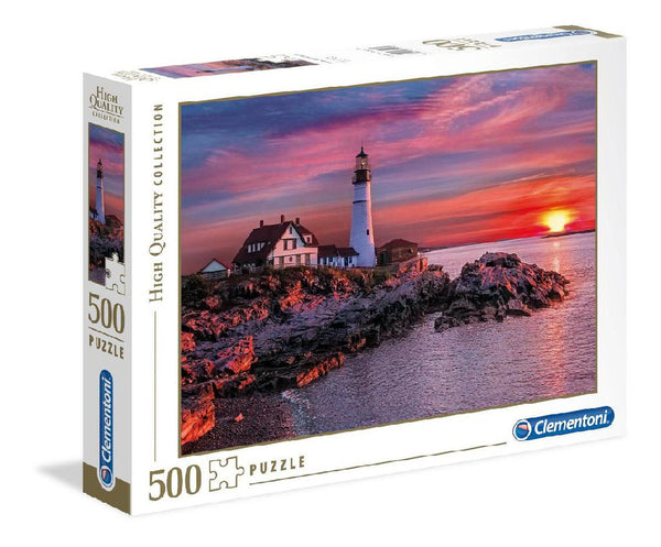 Rompecabezas Faro De Portland, High Quality Collection 500 Pz Clementoni