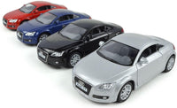 Audi TT Coupe 2008 1:32 Scale Black/Blue/Red/Silver Kinsmart - 1