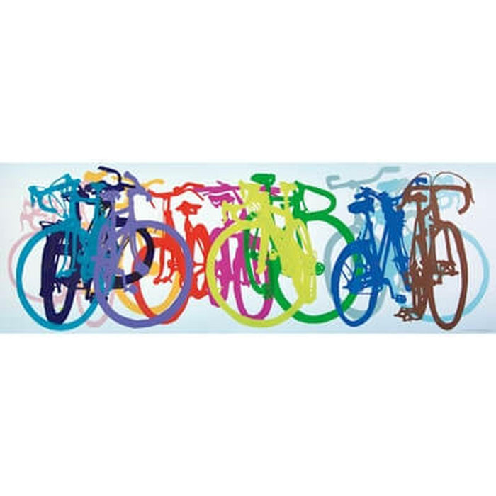 Rompecabezas Bike Art Bicicletas De Color 1000 Piezas