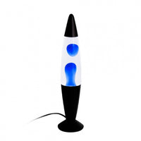 Lampara Lava Cohete Azul 41 Cm - 1