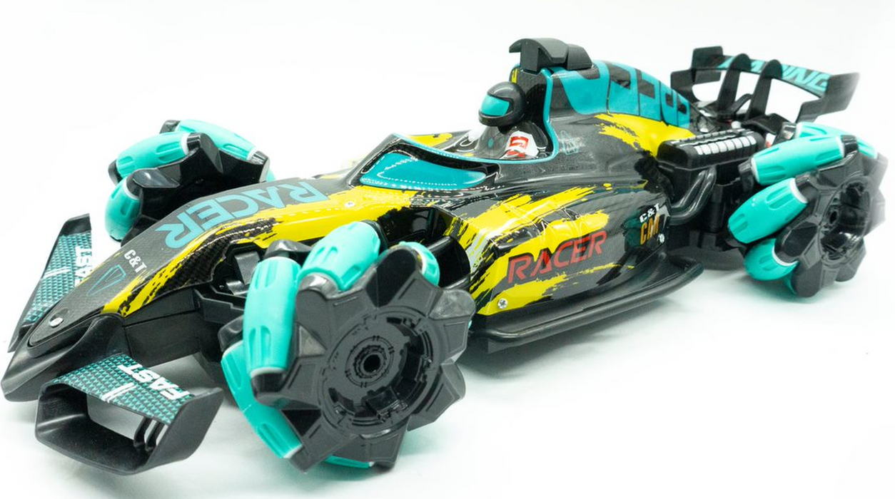 Carro De Control Remoto R/C Con Reloj Y Disparador De Agua