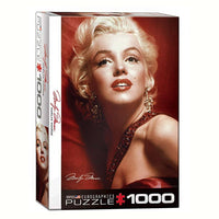 Rompecabezas Marilyn Monroe Red Portrait Sam Shaw 1000 Pz - 1