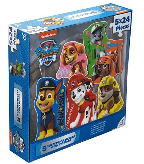 5 Rompecabezas Con Forma Paw Patrol Rompecabezas De Novelty