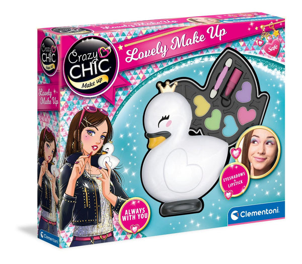 Set De Maquillaje Cofre Cisne- Lovely Make Up Clementoni