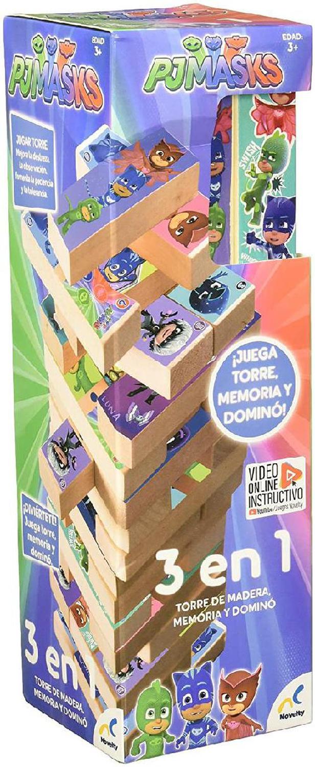 Torre De Madera 3 En 1 Pj Mask
