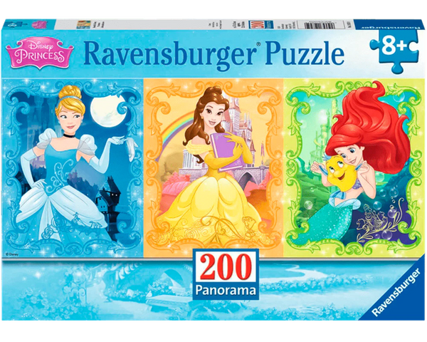 Rompecabezas Panorámico de Princesas de Disney 200 Piezas XXL Ravensburger