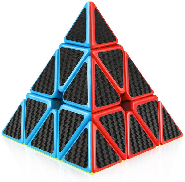 Cubo Magico Pyraminx Carbon Fiber 3X3 Destreza