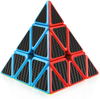 Cubo Magico Pyraminx Carbon Fiber 3X3 Destreza - 1