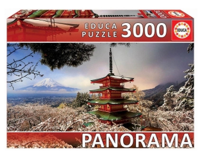 Rompecabezas 3000 Pzs, Monte Fuji Y Pagoda, Educa