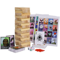 Juegos 3 en 1 Lotería, Póker, Torre Madera Familiar - 1