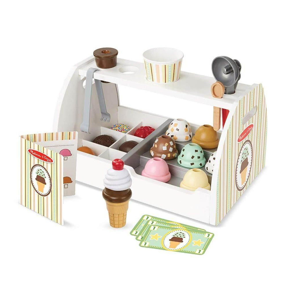 Wooden Ice Cream Counter