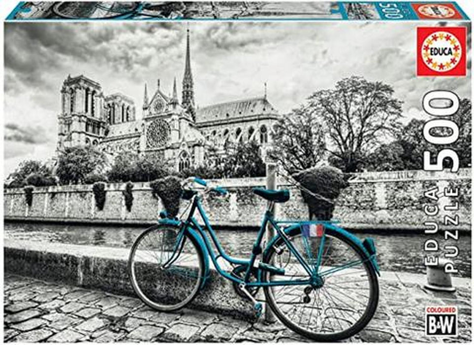 Bicicleta Cerca De Notre Dame Rompecabezas De 500 Piezas Educa