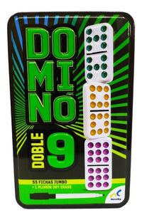 Domino Doble 9 En Caja Metalica - 1