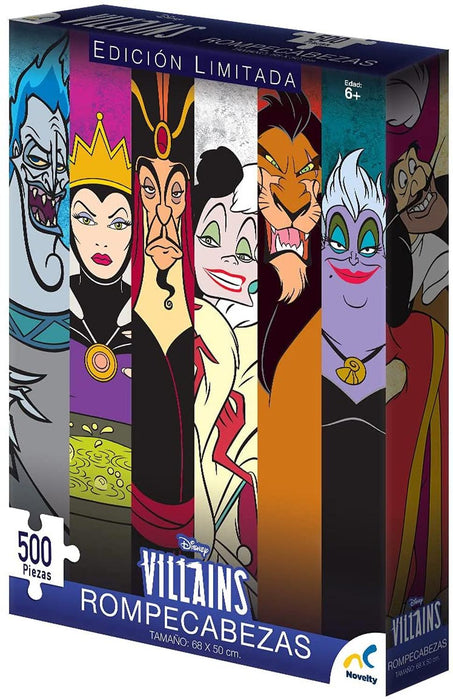Coleccionable Villanos Disney Rompecabezas De 500 Piezas Novelty