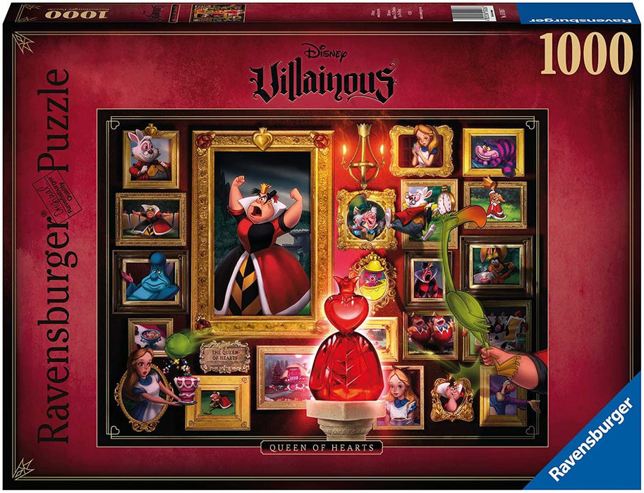 Rompecabezas Disney Villanos Reina De Corazones 1000 Piezas Ravensburger