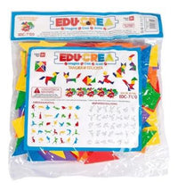 Juego De Ensambles Tangram Educrea - 1