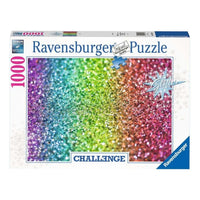 Rompecabezas Brillantina Challenge Gliter 1000 Piezas Ravens - 1