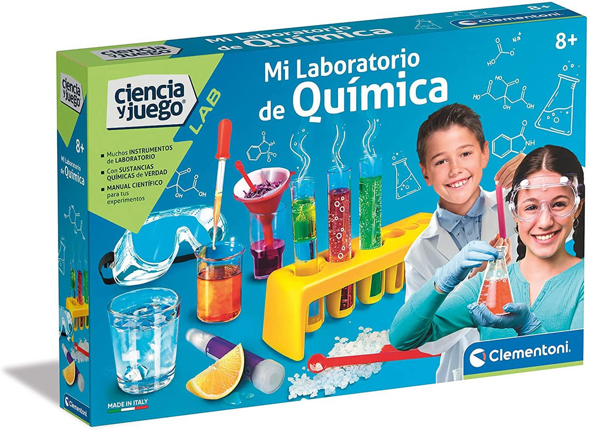 Kit Mi Laboratorio De Química 120 Experimentos Clementoni — Didactijuegos