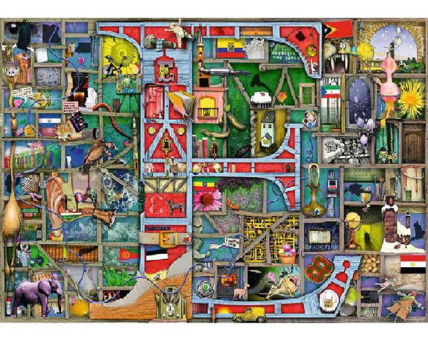 Rompecabezas Colin Thompson: Increible Alfabeto 1000 Piezas Ravensburger