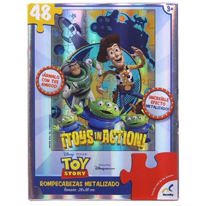 Rompecabezas Metalizado Toy Story 48 Piezas