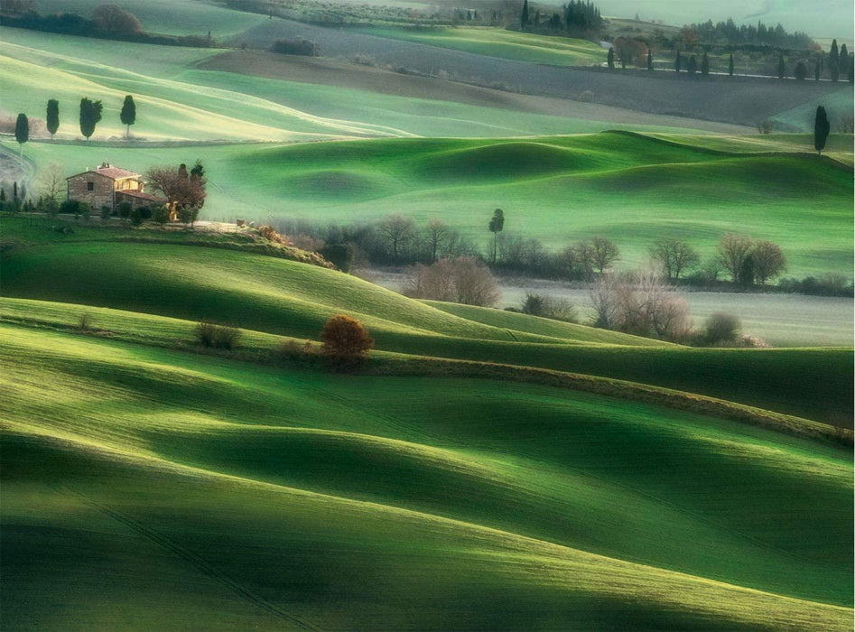 Rompecabezas Colinas De La Toscana 500 Piezas Clementoni