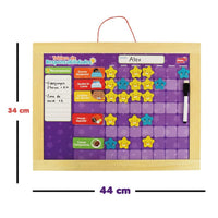 Tablero De Responsabilidades, Actividades Y Retos Madera Diako - 5